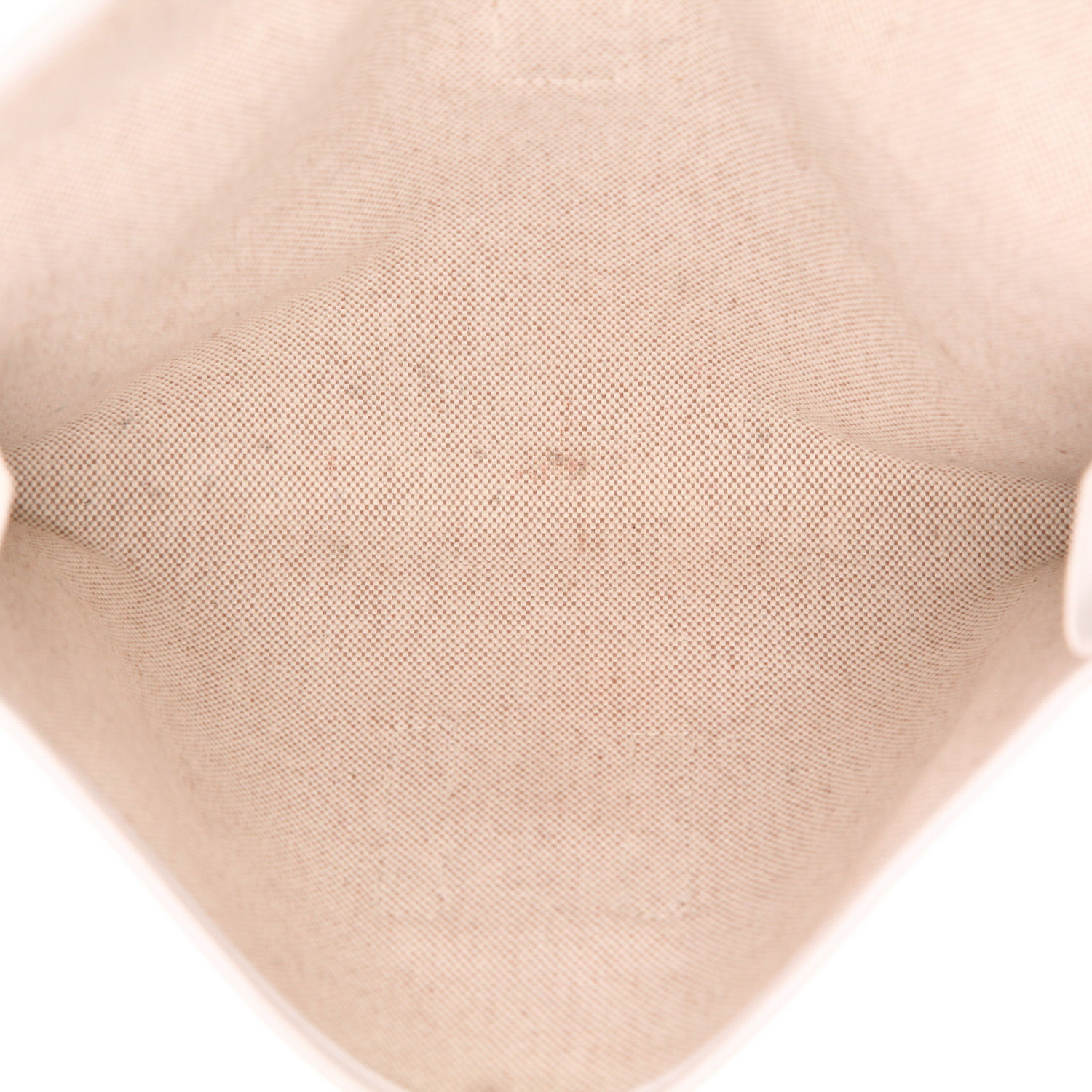 Pochette Hermès Jige en cuir grainé blanc - Detail D3