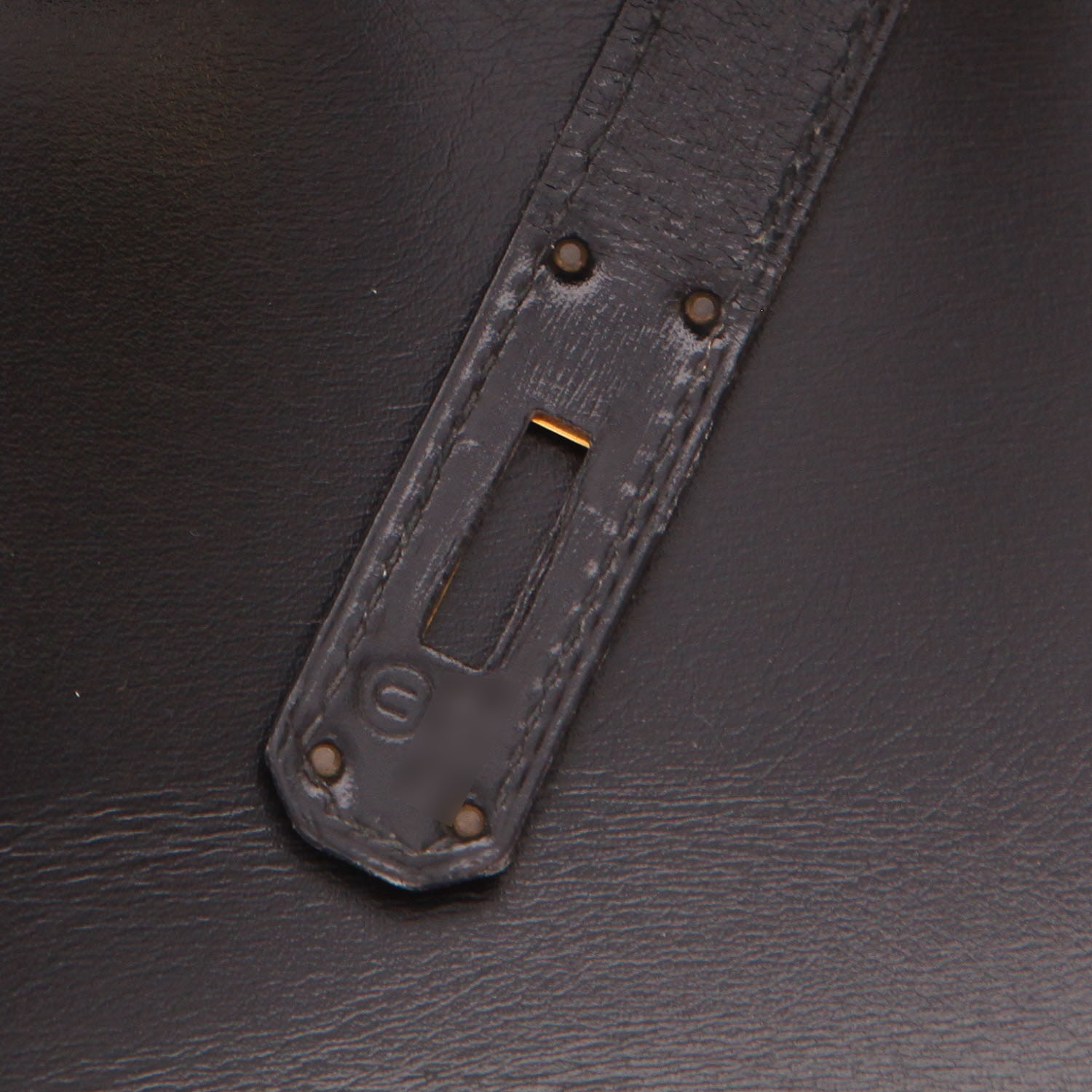 Borsa Hermès  Kelly 32 cm in pelle box nera - Detail D4