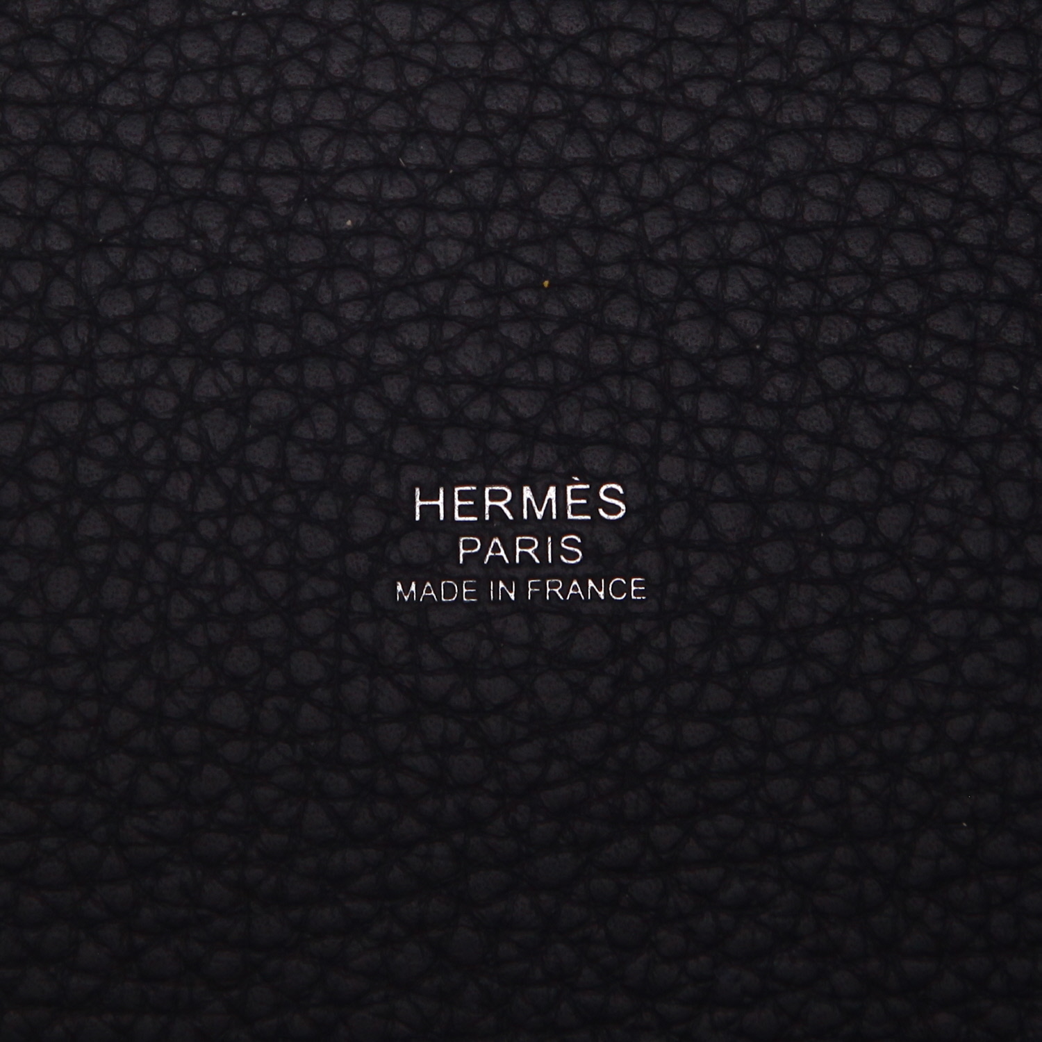 Hermès  Picotin 18 cm handbag  in Bleu Obscur leather taurillon clémence - Detail D2