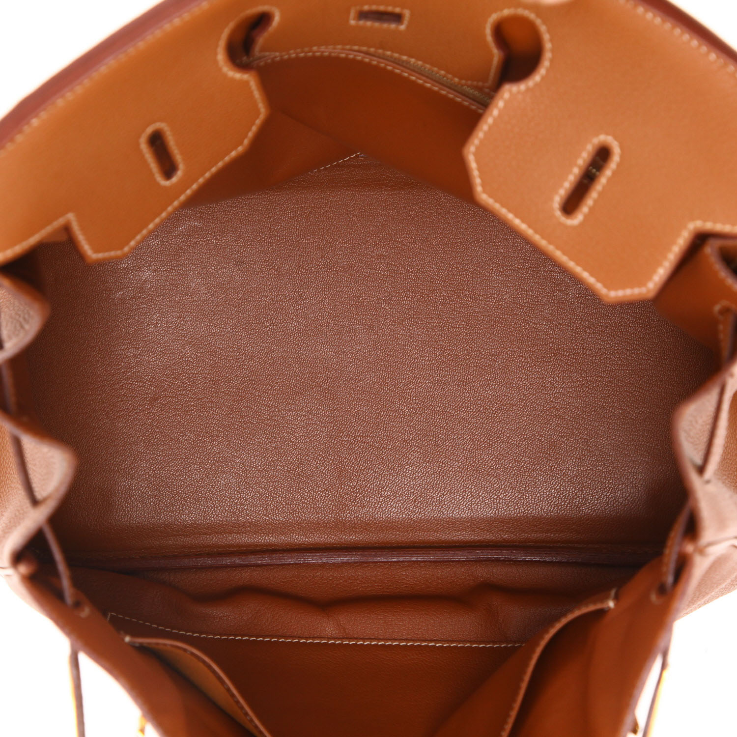 Hermès  Birkin 35 cm handbag  in gold togo leather - Detail D3