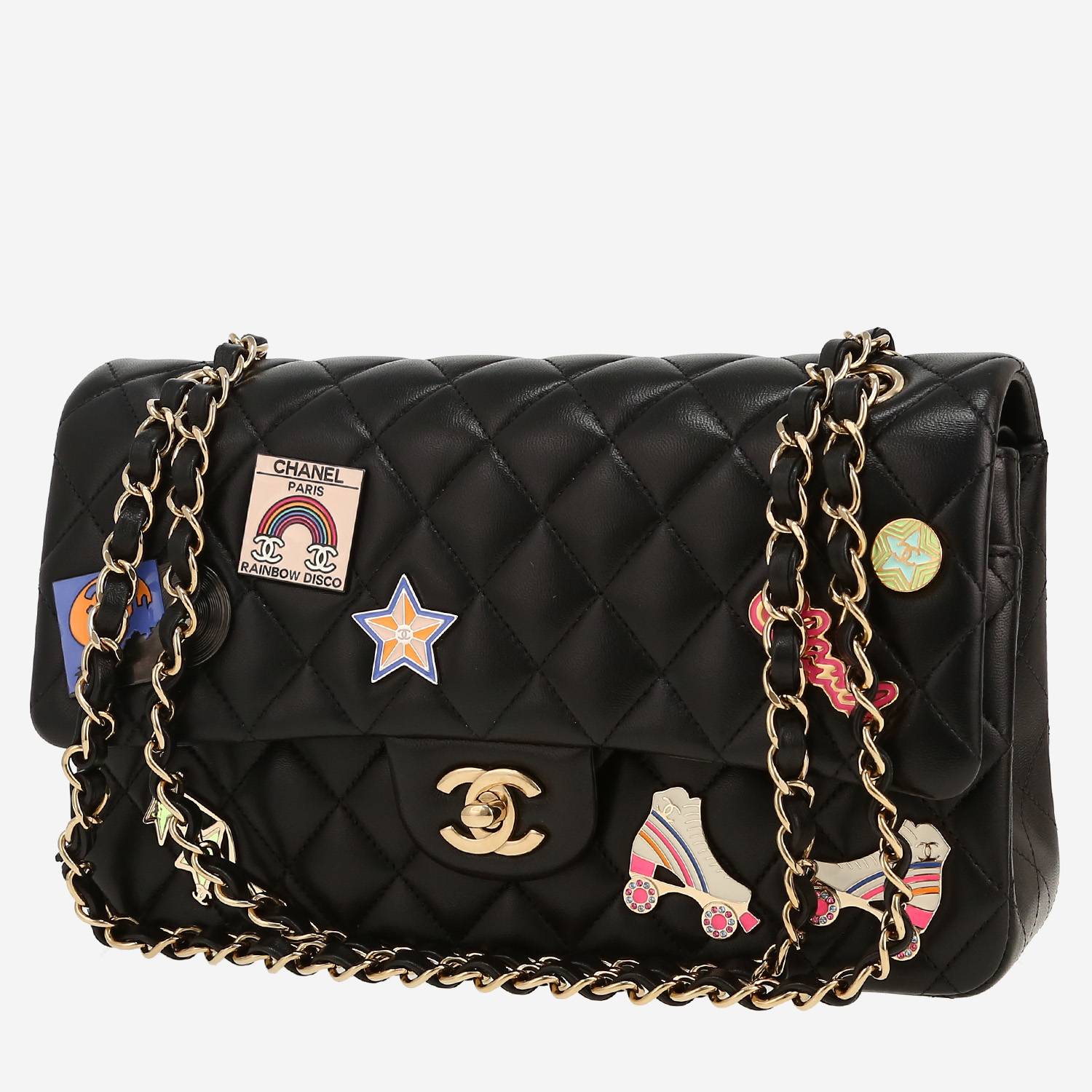 Chanel  Timeless Classic handbag  in black quilted leather