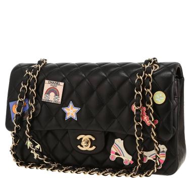 Sac à main Chanel  Timeless Classic en cuir matelassé noir