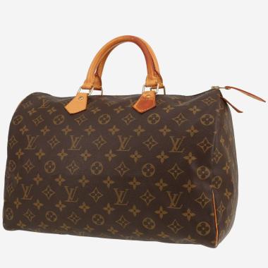Sac à main Louis Vuitton  Speedy 35 en toile monogram et cuir naturel
