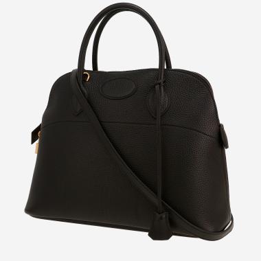 Sac à main Hermès  Bolide 35 cm en cuir togo noir