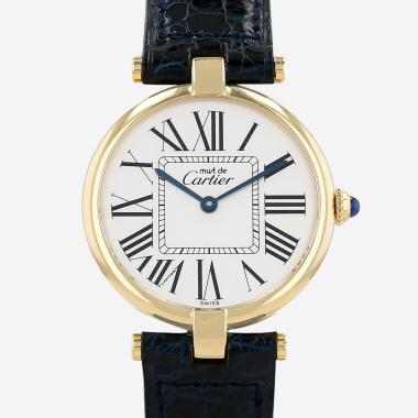 Montre Cartier Must Vendôme en vermeil Ref: Cartier - 1861  Vers 1990