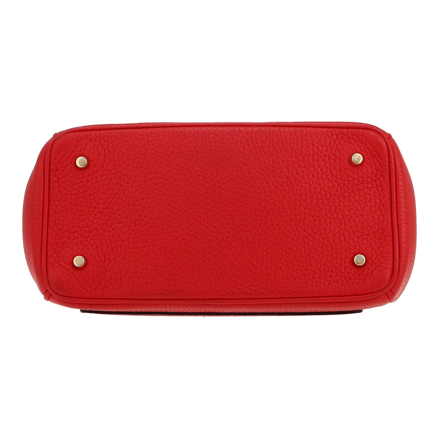 Bolso bandolera Dior  Be Dior en cuero granulado rojo - Detail D1