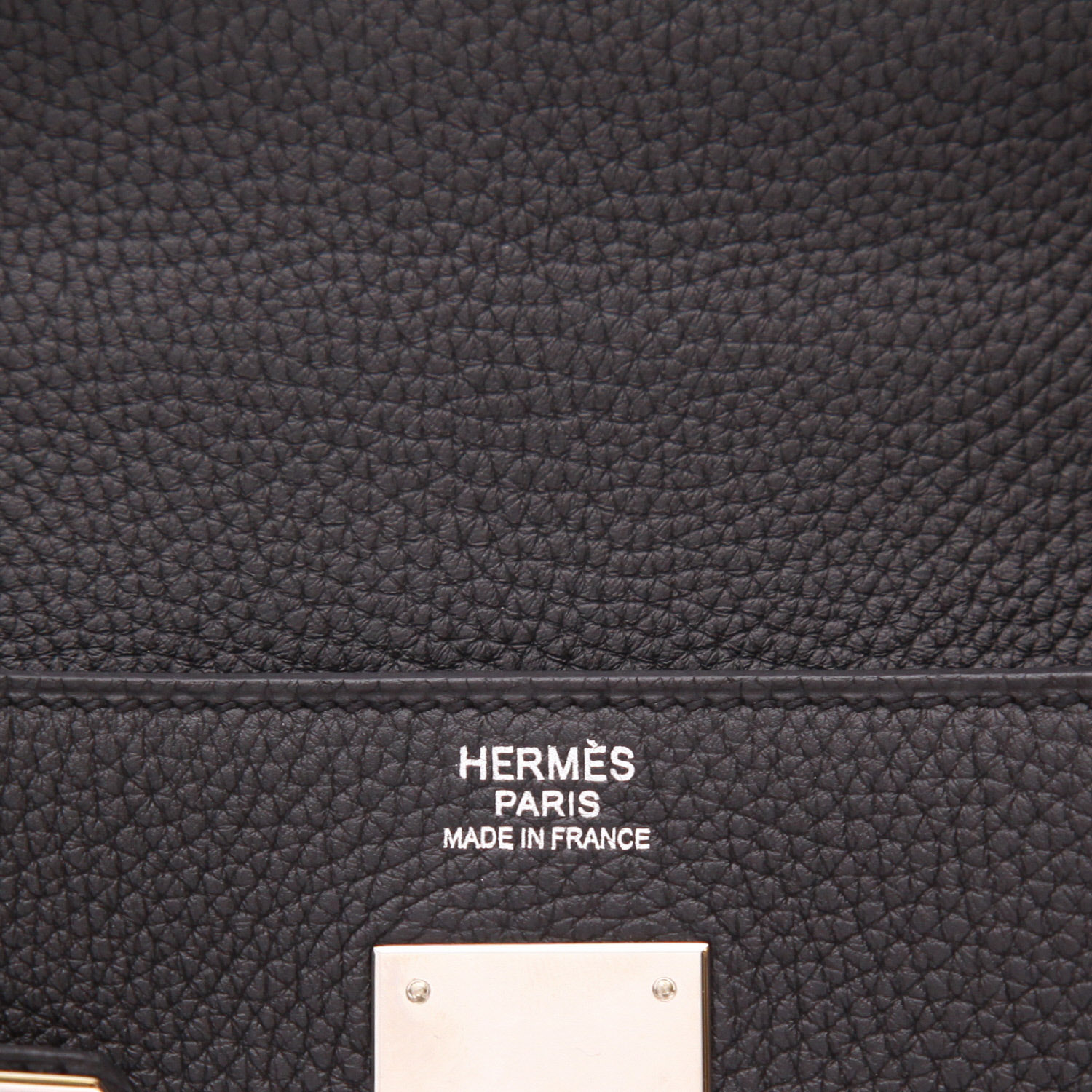 Borsa Hermès  Kelly 32 cm in pelle togo nera - Detail D2