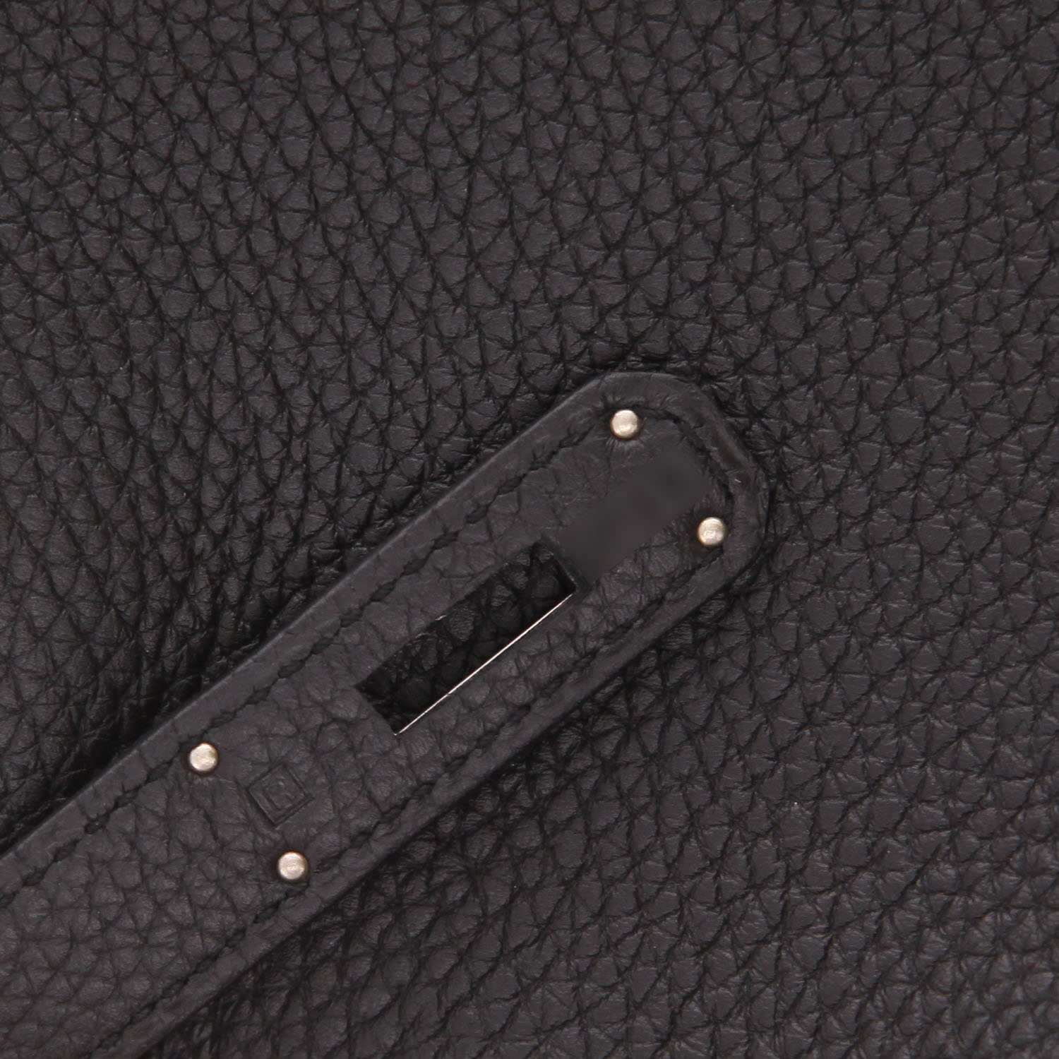 Hermès  Kelly 32 cm handbag  in black togo leather - Detail D4