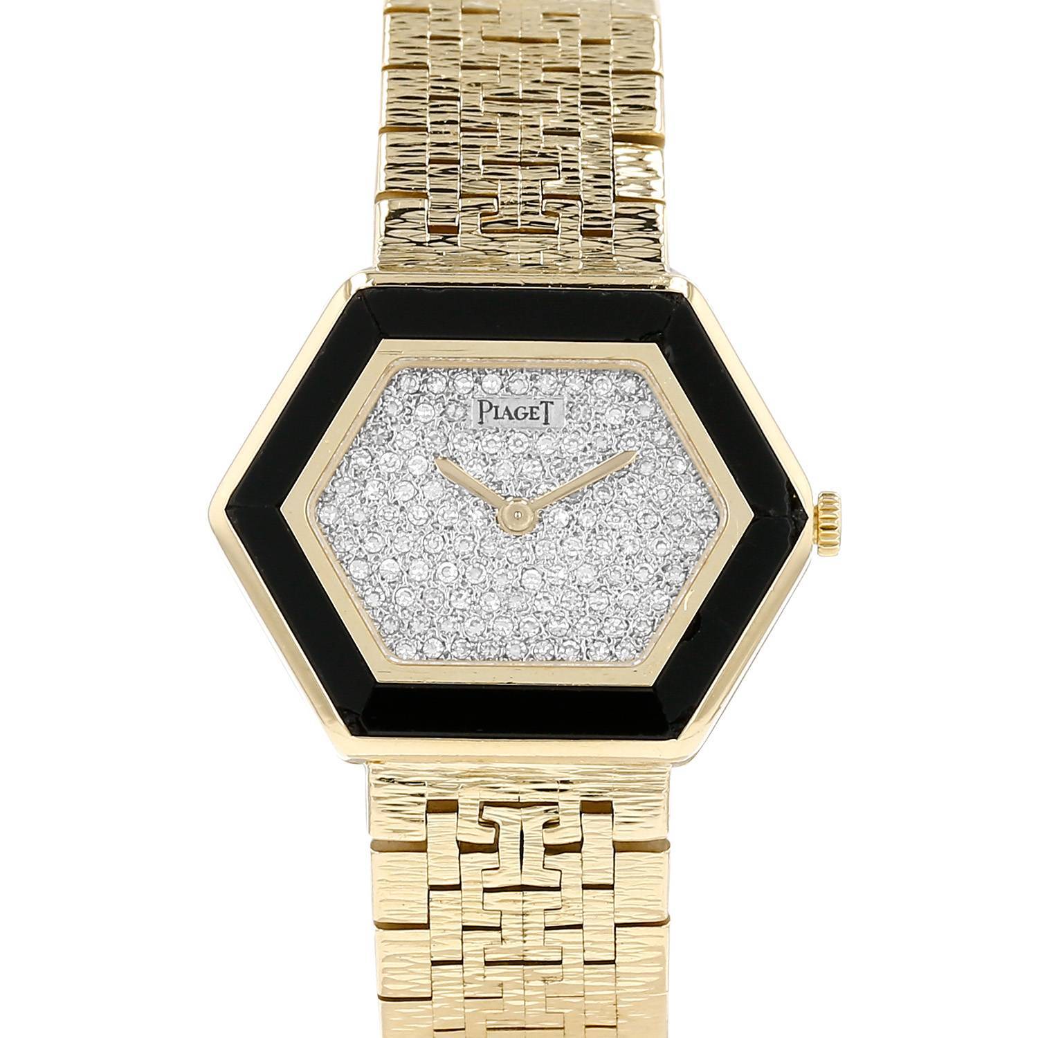 Montre Piaget Vintage et or jaune Ref: Piaget - 9553A6 Vers 1976 Montre Piaget Vintage et or jaune Ref: Piaget - 9553A6 Vers 1976