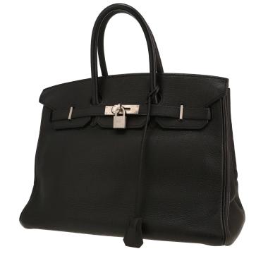 Sac à main Hermès  Birkin 35 cm en cuir togo noir