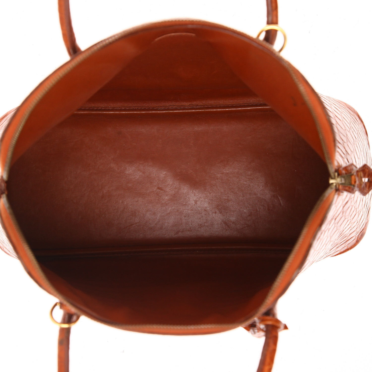 Sac à main Hermès  Bolide 35 cm en crocodile porosus Etrusque - Detail D3