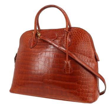 Borsa Hermès  Bolide 35 cm in coccodrillo marino etrusco
