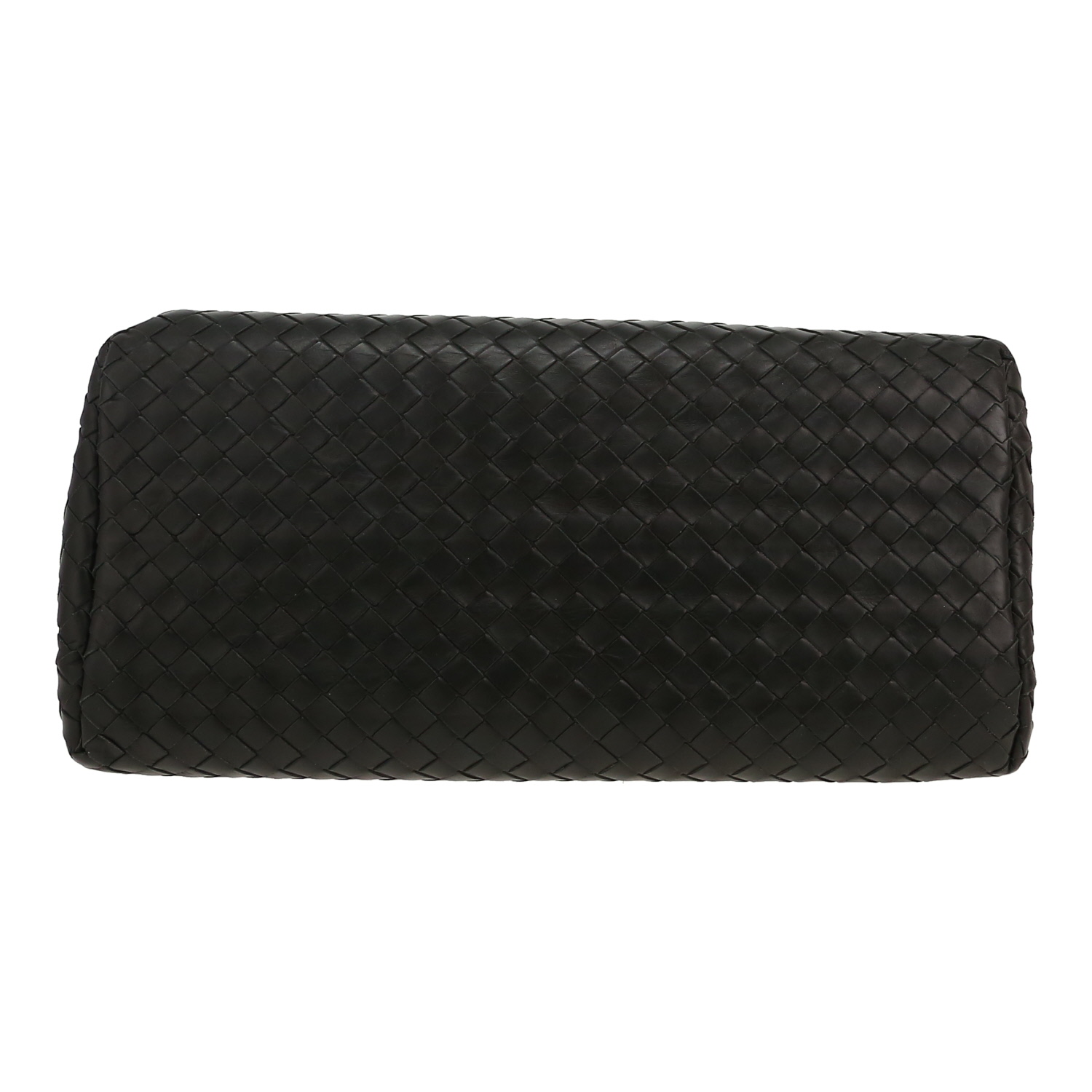 Borsa Bottega Veneta  Roma in pelle intrecciata nera - Detail D1