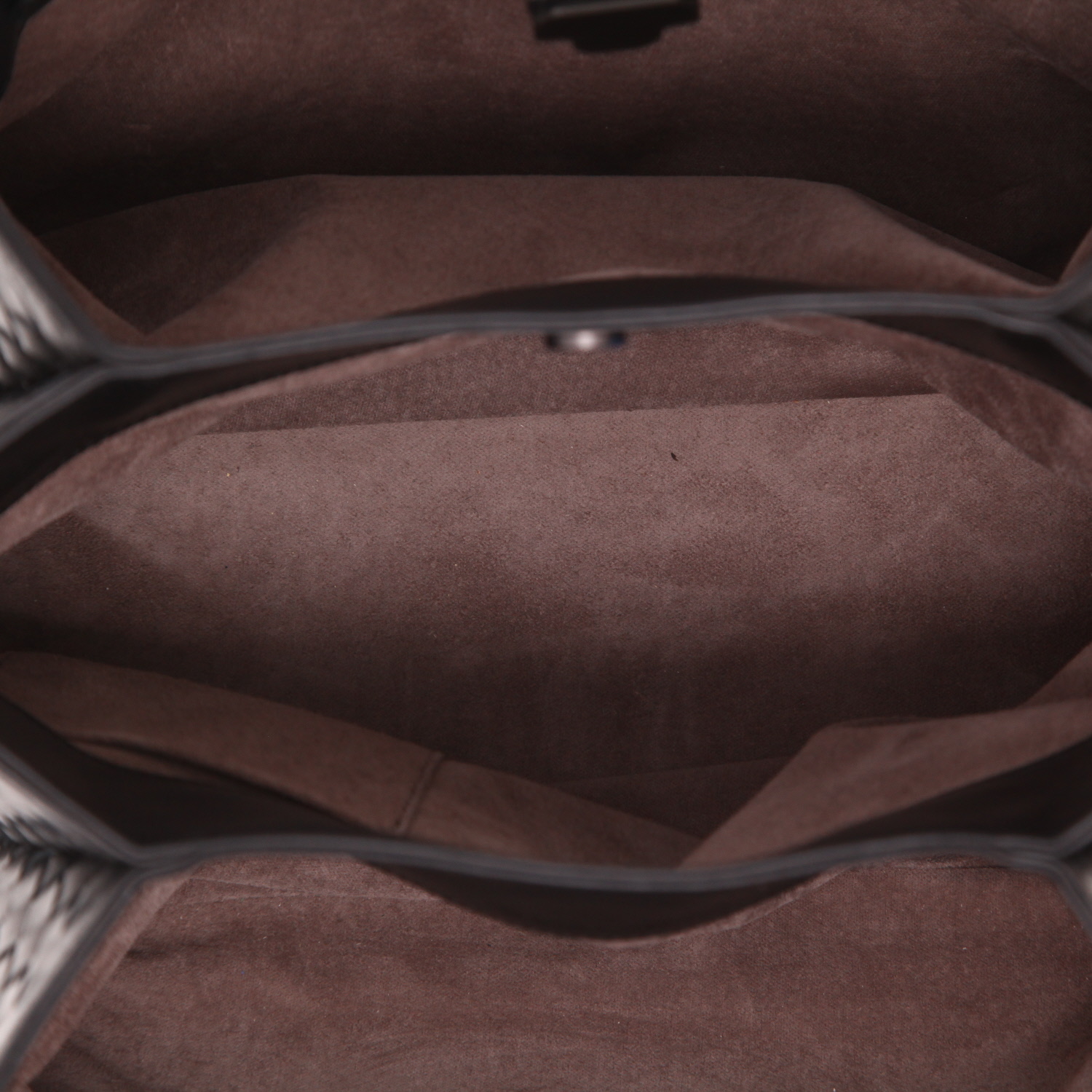 Borsa Bottega Veneta  Roma in pelle intrecciata nera - Detail D3