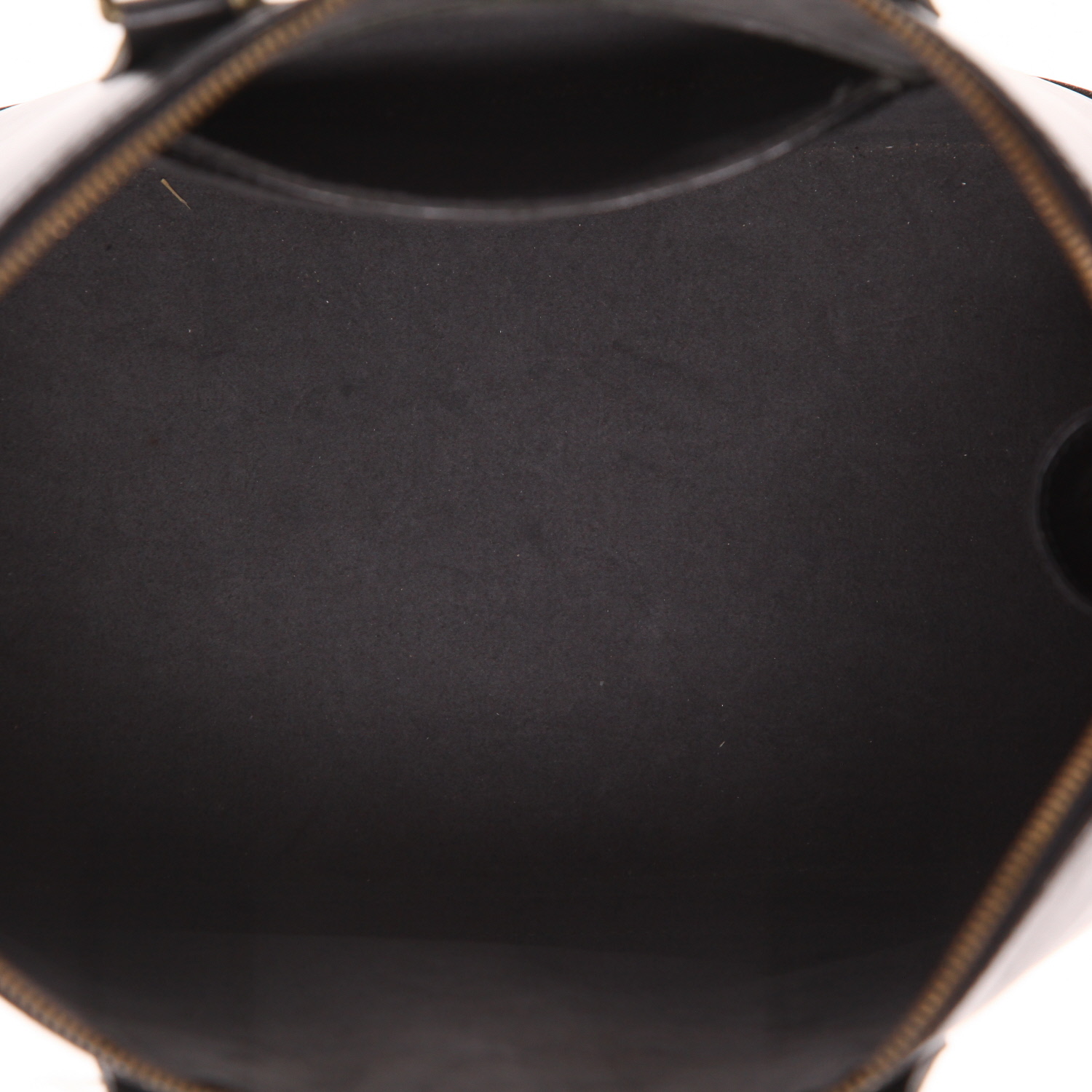 Louis Vuitton  Alma small model  handbag  in black epi leather - Detail D3