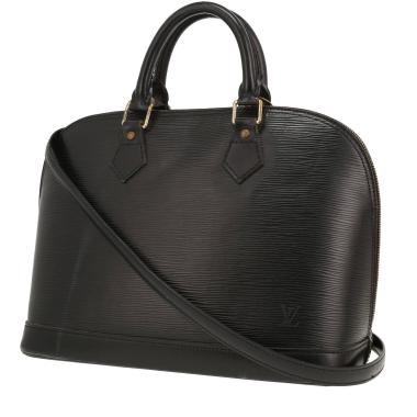 Louis Vuitton  Alma small model  handbag  in black epi leather