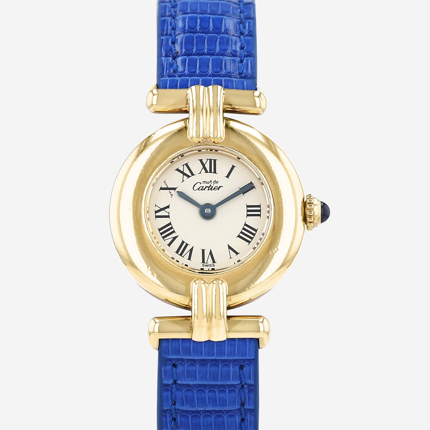 Reloj Cartier Must Colisée de plata dorada Ref: Cartier - 590002  Circa 1990