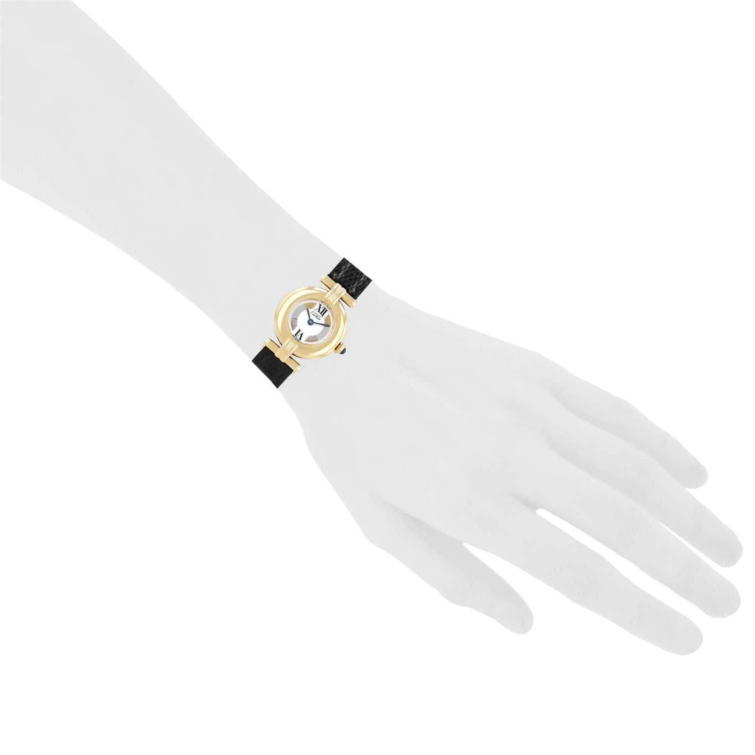 Cartier Must Colisée  in vermeil Ref: Cartier - 590002  Circa 1995 - Detail D1