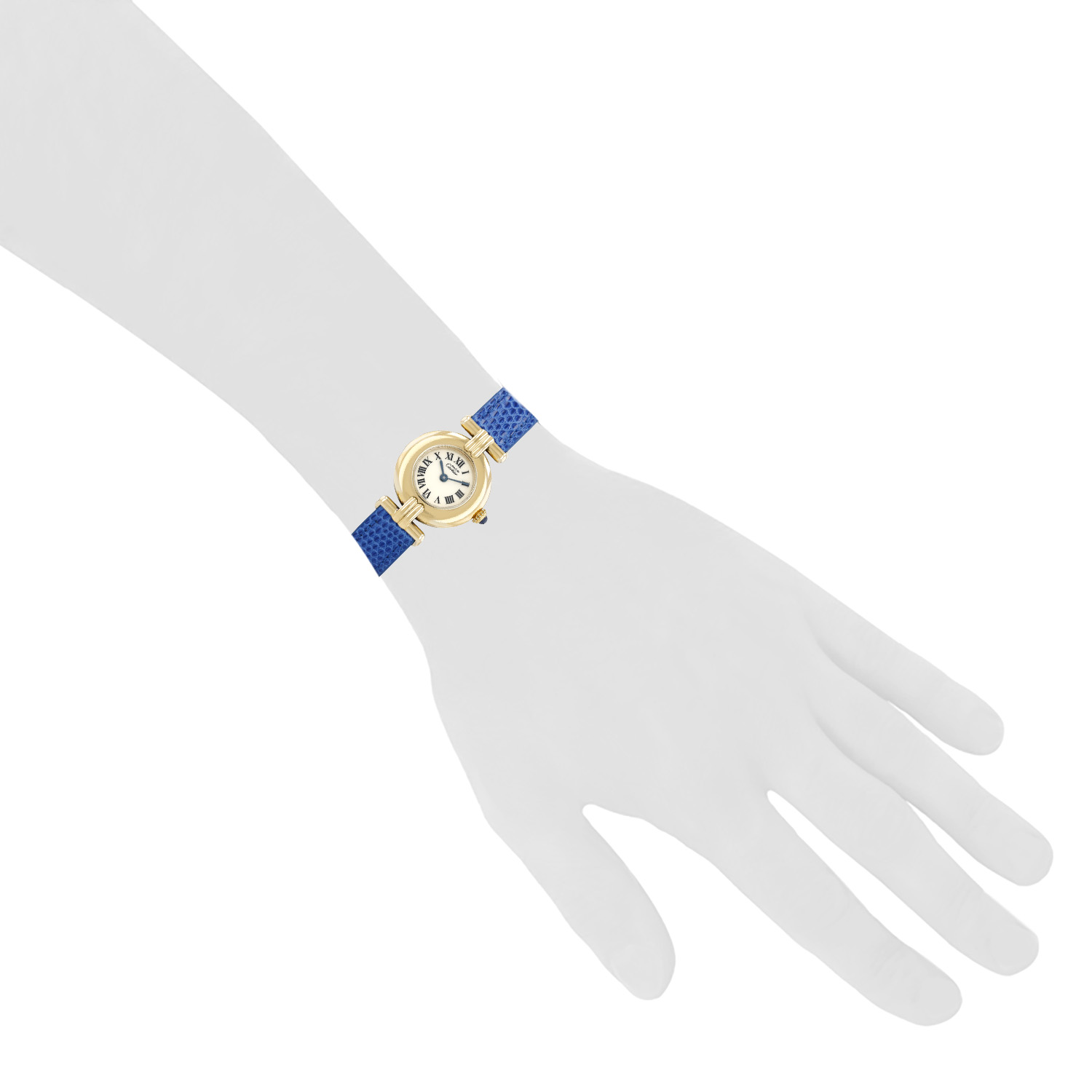 Cartier Must Colisée  in vermeil Ref: Cartier - 590002  Circa 1990 - Detail D1