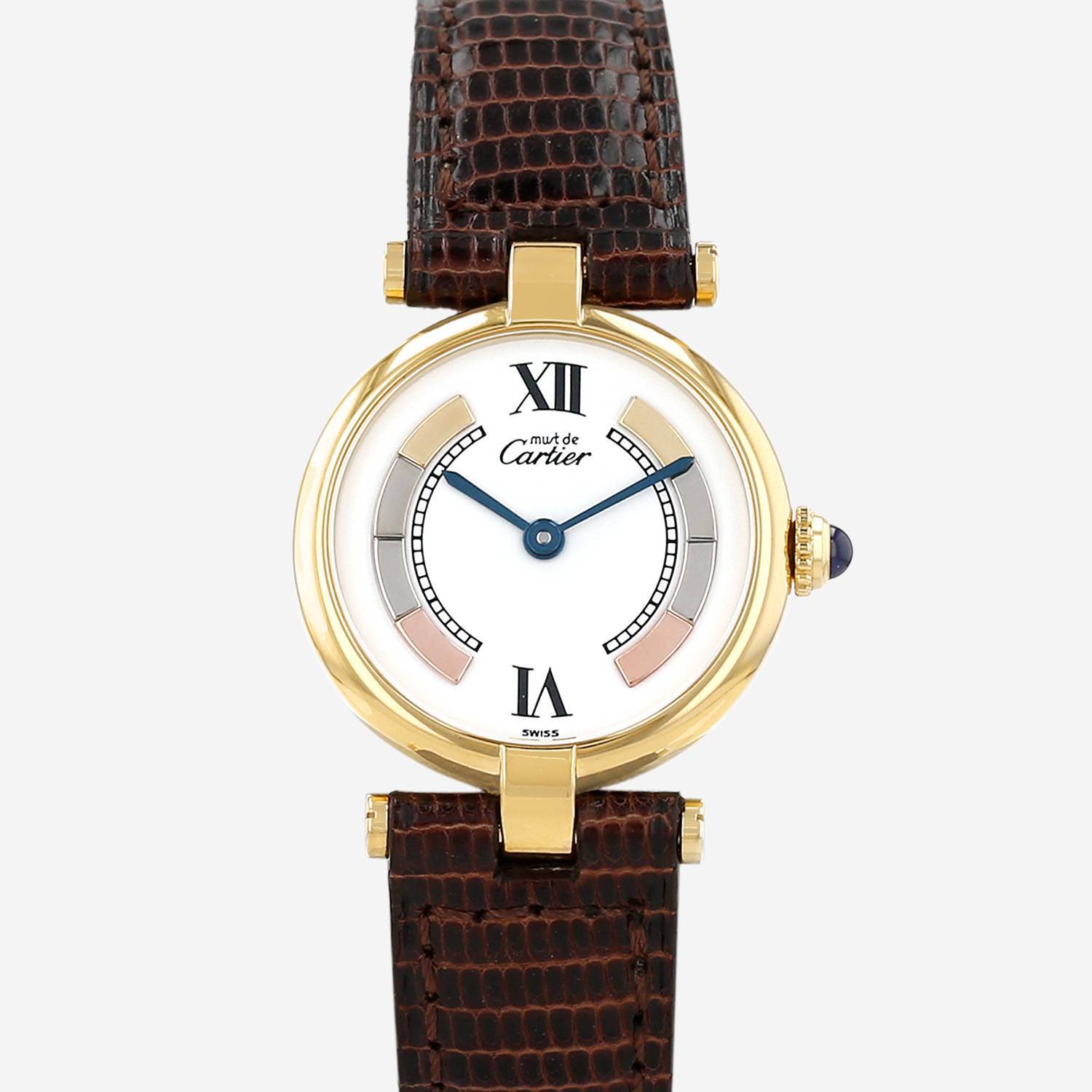 Orologio Cartier Must Vendôme in vermeil Ref: Cartier - 1851  Circa 1990