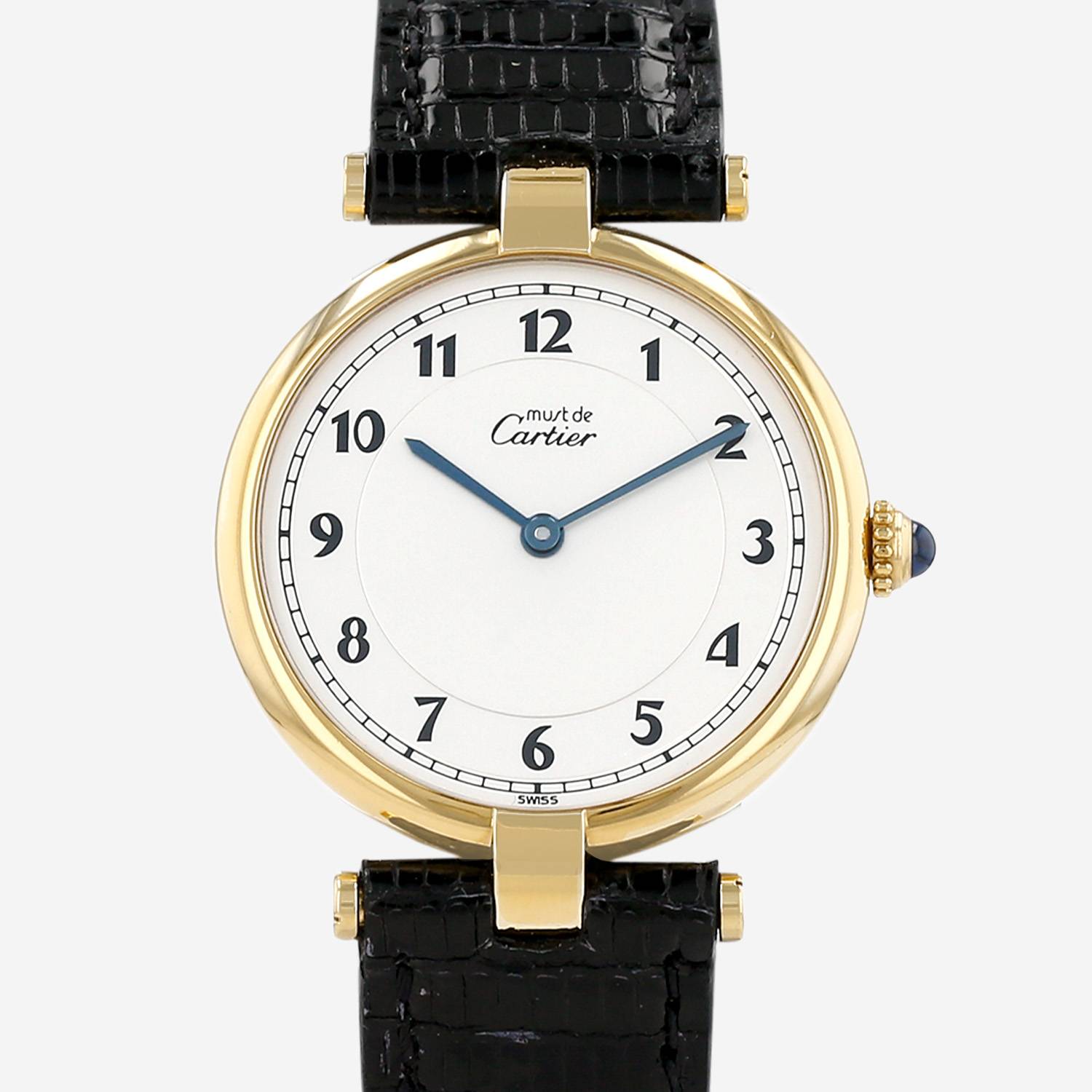 Reloj Cartier Must Vendôme de plata dorada Ref: Cartier - 590003  Circa 2014