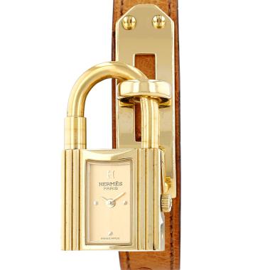 Hermès Montre Kelly  in gold plated Ref: Hermès - KE1.201  Circa 1990