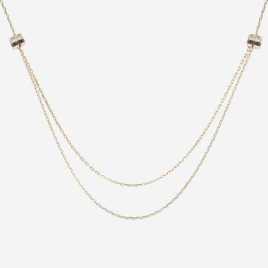 Collier Boucheron Quatre Classique en 3 ors, diamants et PVD