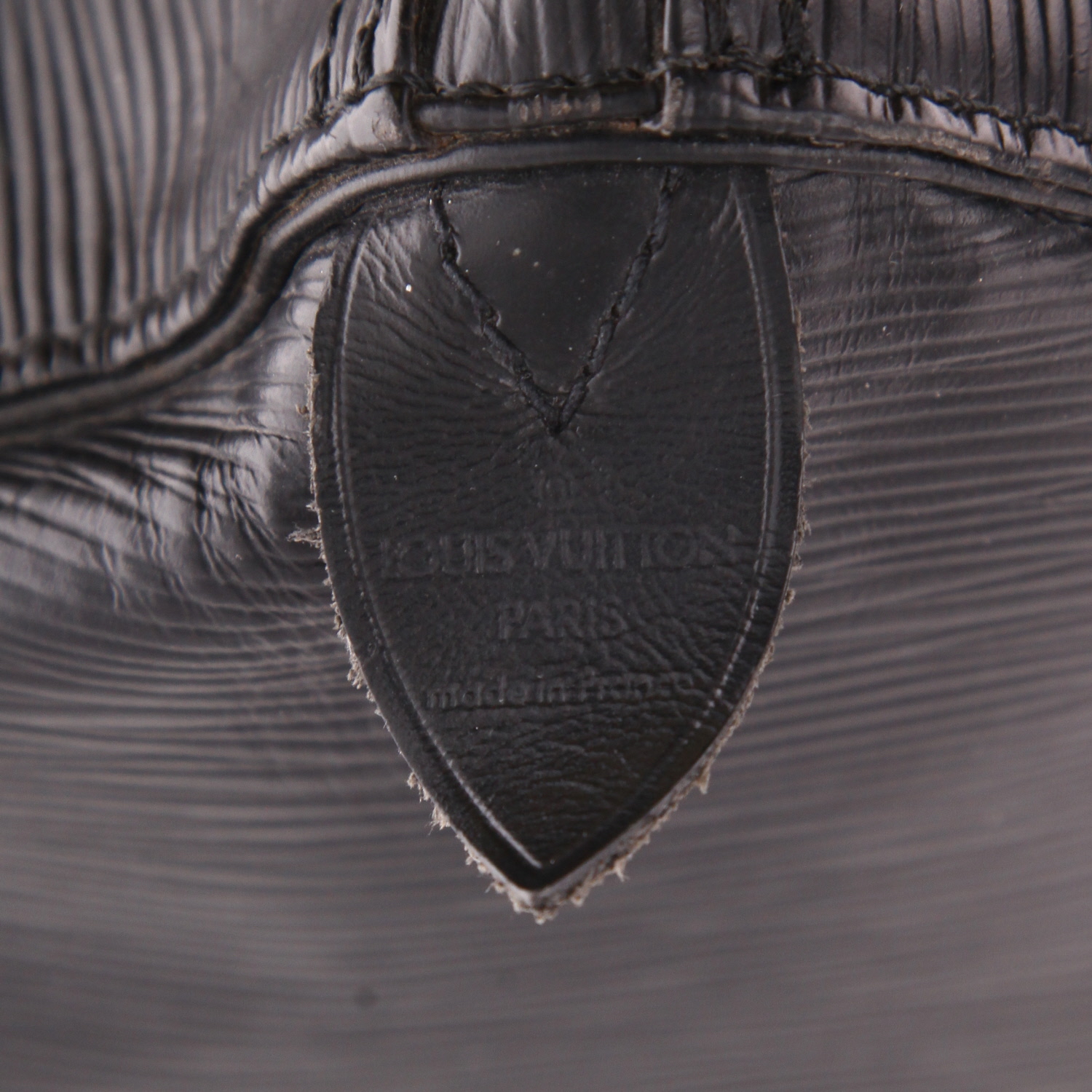 Borsa da viaggio Louis Vuitton  Keepall 60 in pelle Epi nera - Detail D2