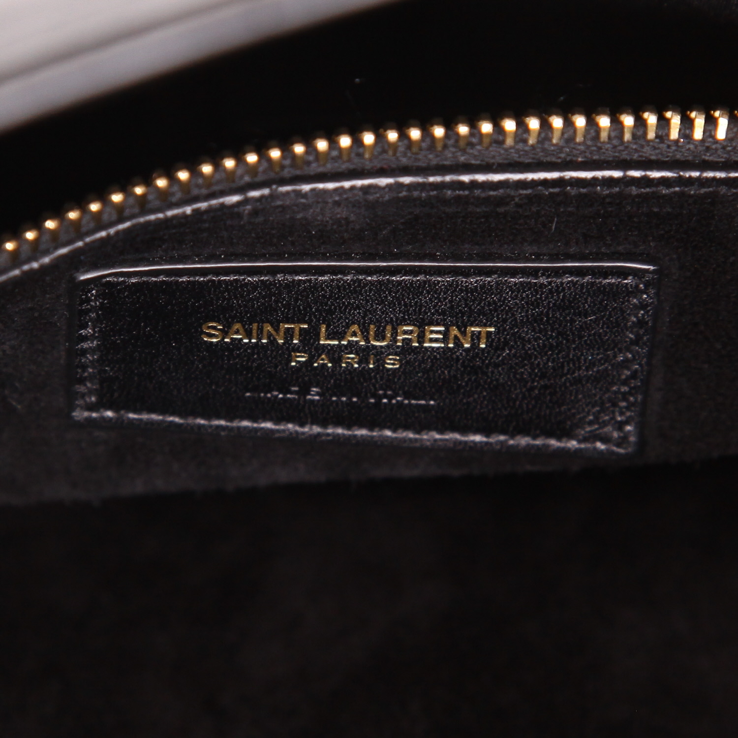 Sac à main Saint Laurent  Sac de jour en cuir noir - Detail D2