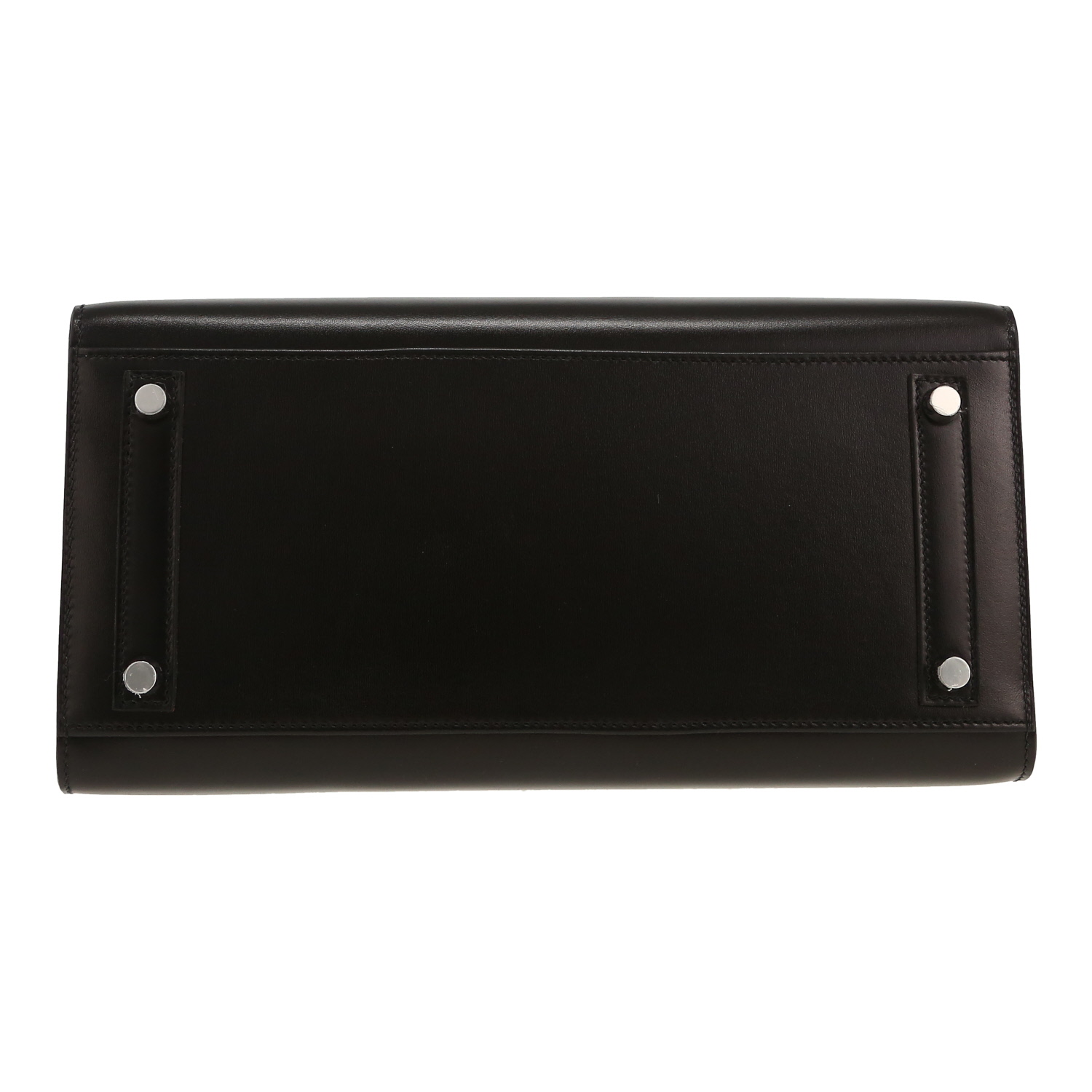 Bolso de mano Hermès  Birkin 30 cm en cuero box negro - Detail D1