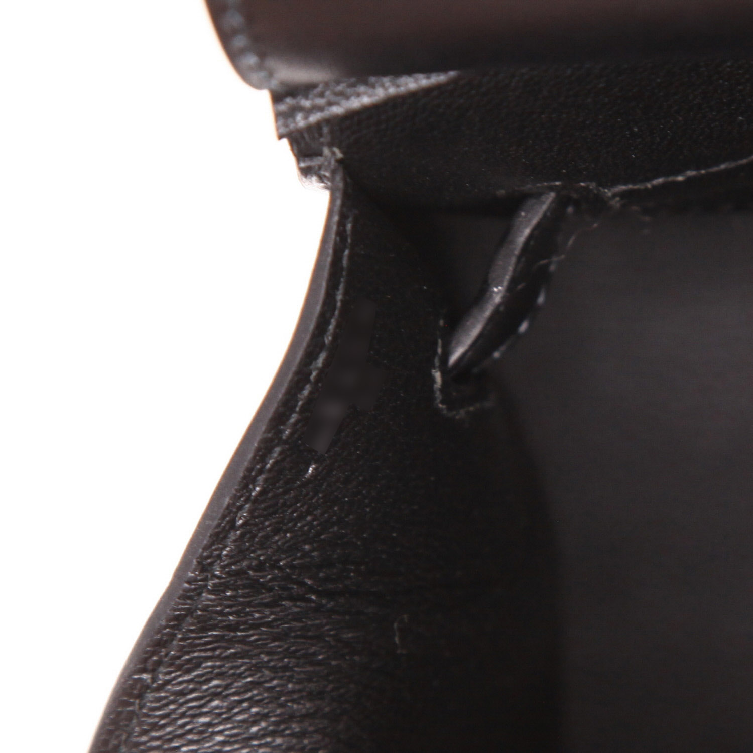 Bolso de mano Hermès  Birkin 30 cm en cuero box negro - Detail D4