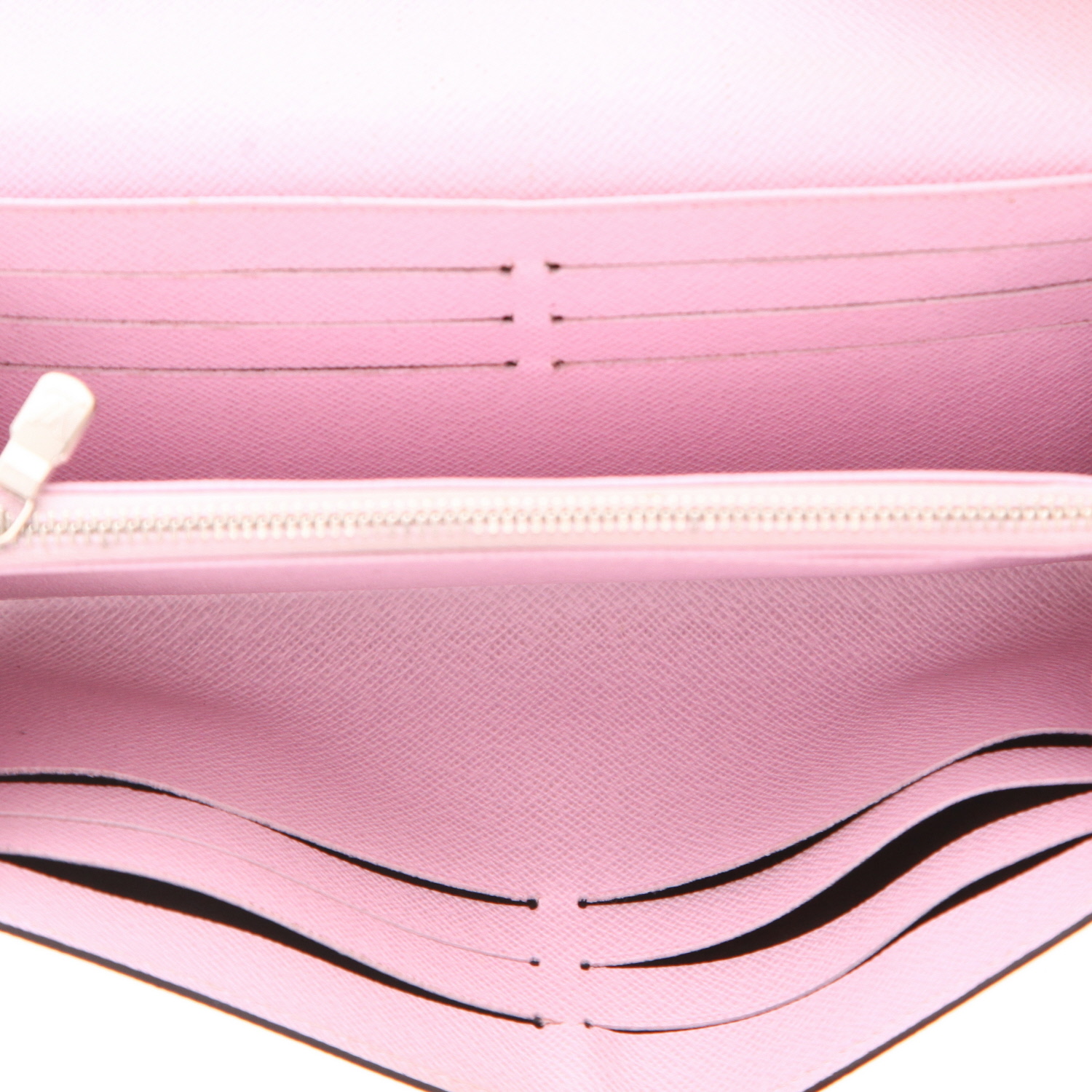 Billetera Louis Vuitton  Sarah en cuero rosa azul y verde - Detail D3