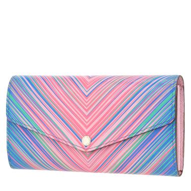 Portafogli Louis Vuitton  Sarah in pelle rosa blu e verde