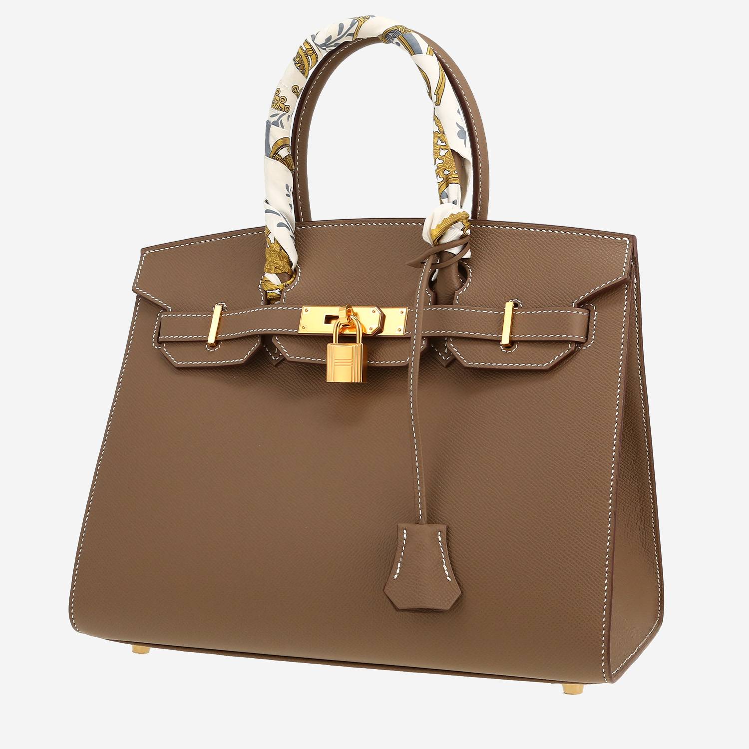 Hermès  Birkin 30 cm handbag  in etoupe epsom leather