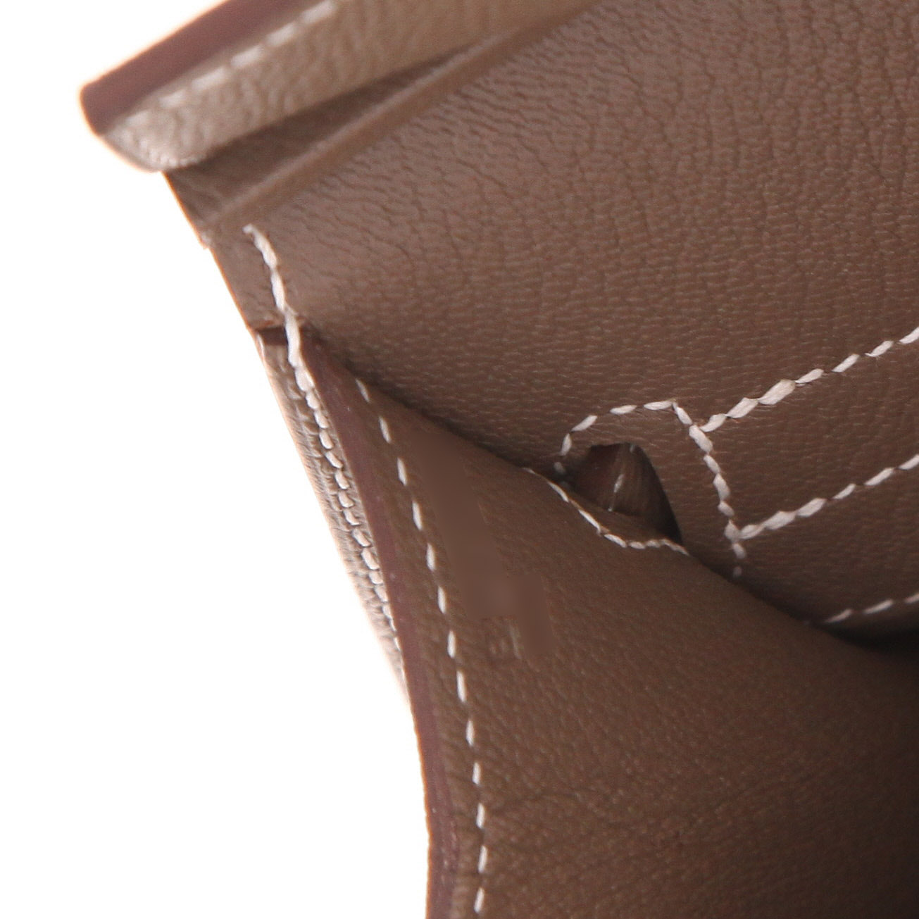 Borsa Hermès  Birkin 30 cm in pelle Epsom etoupe - Detail D4