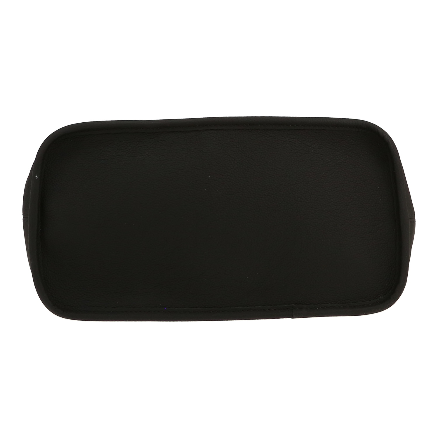 Shopping bag Louis Vuitton  Neverfull Inside Out in pelle martellata nera e tela monogram marrone - Detail D1