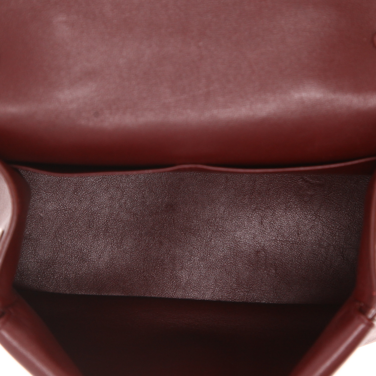 Bolso de mano Dior  Be Dior en cuero color burdeos y rosa - Detail D3