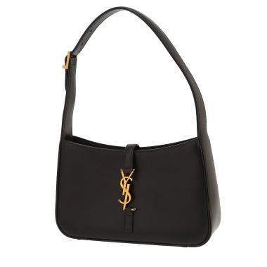 Sac à main Saint Laurent  5 à 7 en cuir noir
