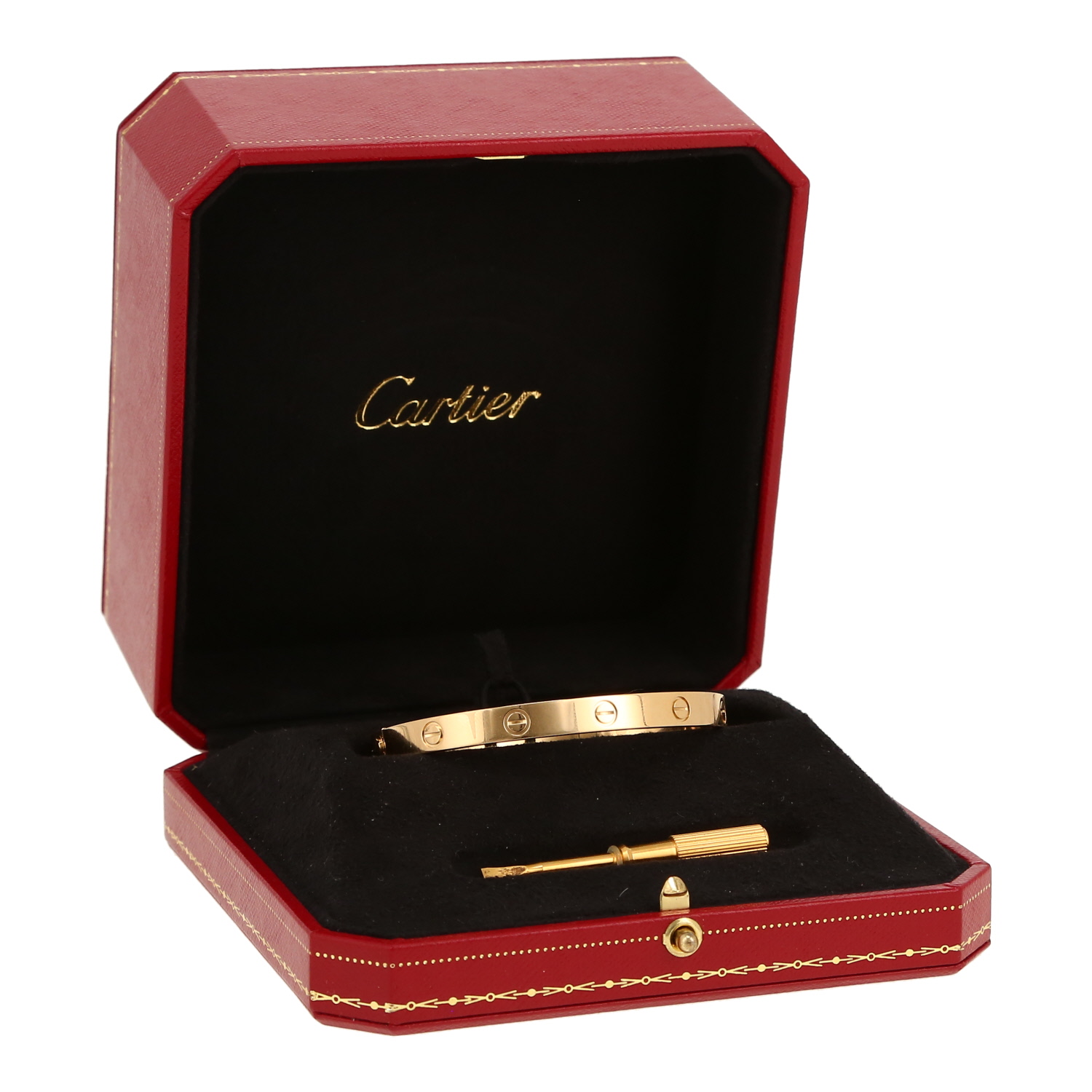 Cartier Love bracelet in yellow gold - Detail D2