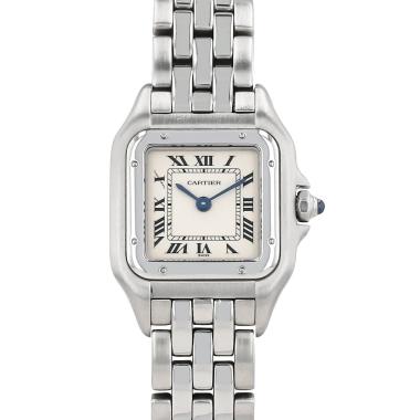 Orologio Cartier Panthère modello piccolo  in acciaio Ref: Cartier - 1320  Circa 1990