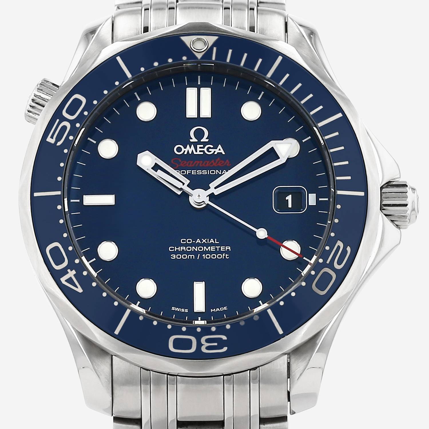 Omega Seamaster Diver 300 M  in stainless steel Ref: Omega - 212.30.41.20.03.001  Circa 2017