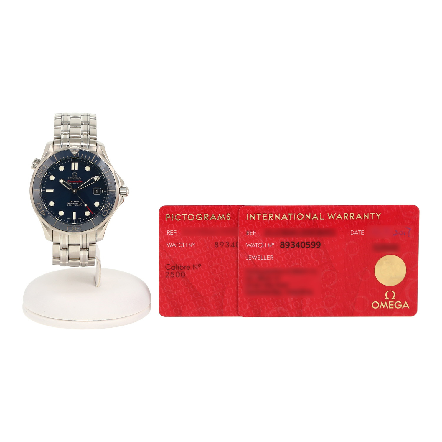 Omega Seamaster Diver 300 M  in stainless steel Ref: Omega - 212.30.41.20.03.001  Circa 2017 - Detail D2