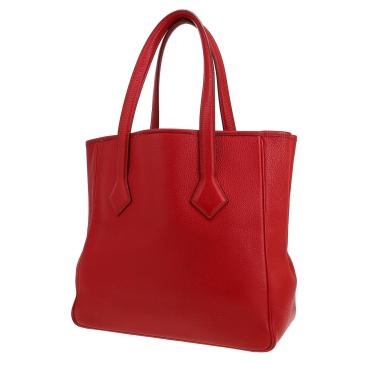 Sac cabas Hermès  Victoria en cuir togo rouge