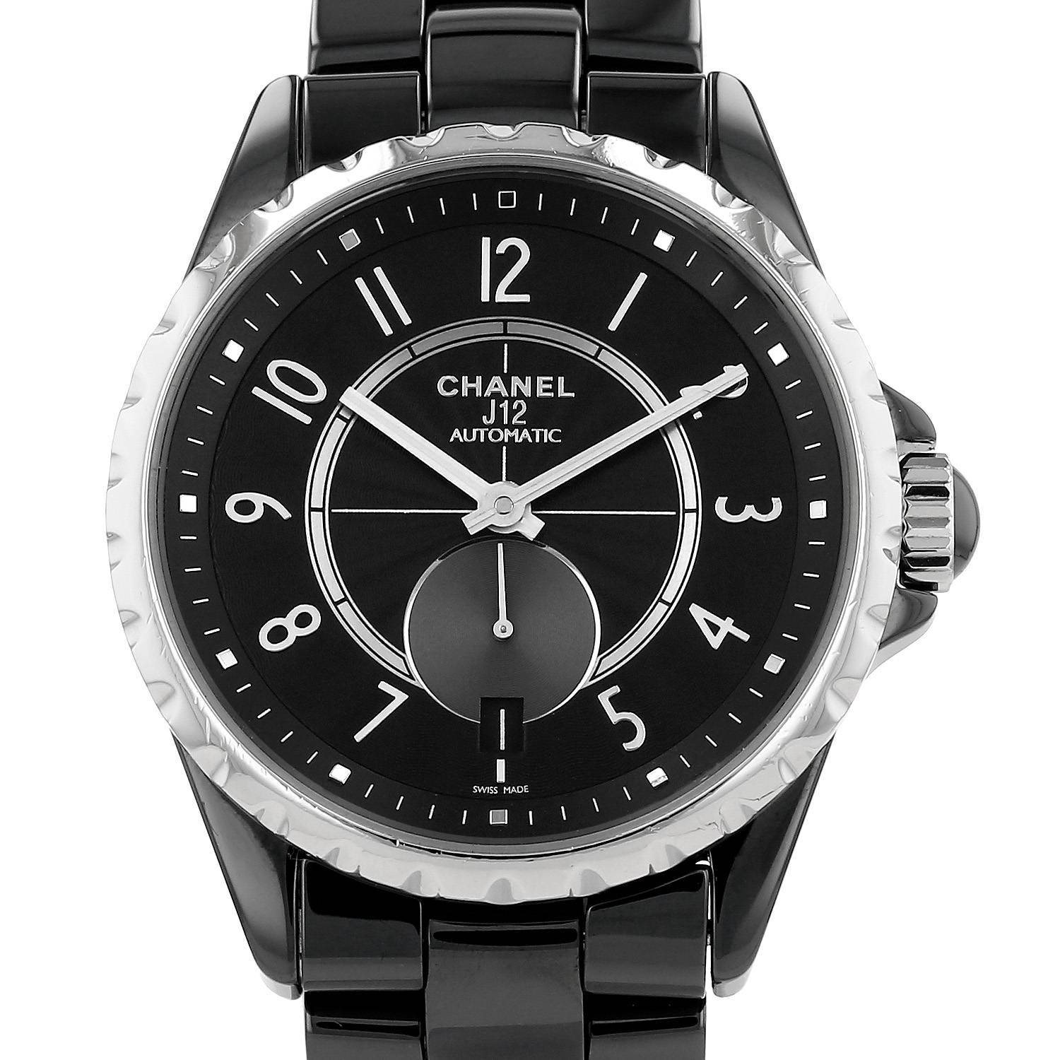 Montre Chanel J12 en céramique noire Ref: Chanel - H3836 Vers 2010