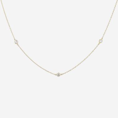 Tiffany & Co Diamonds By The Yard necklace in yellow gold and diamonds