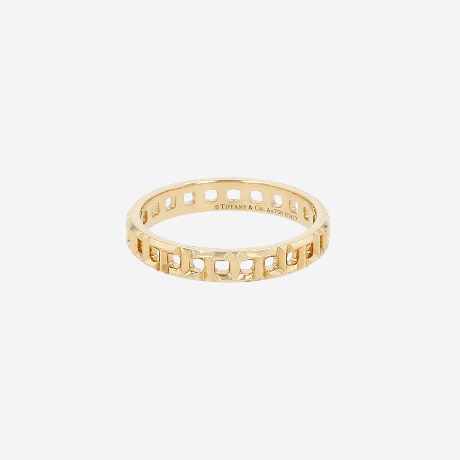 Bague Tiffany & Co Tiffany T True petit modèle en or jaune