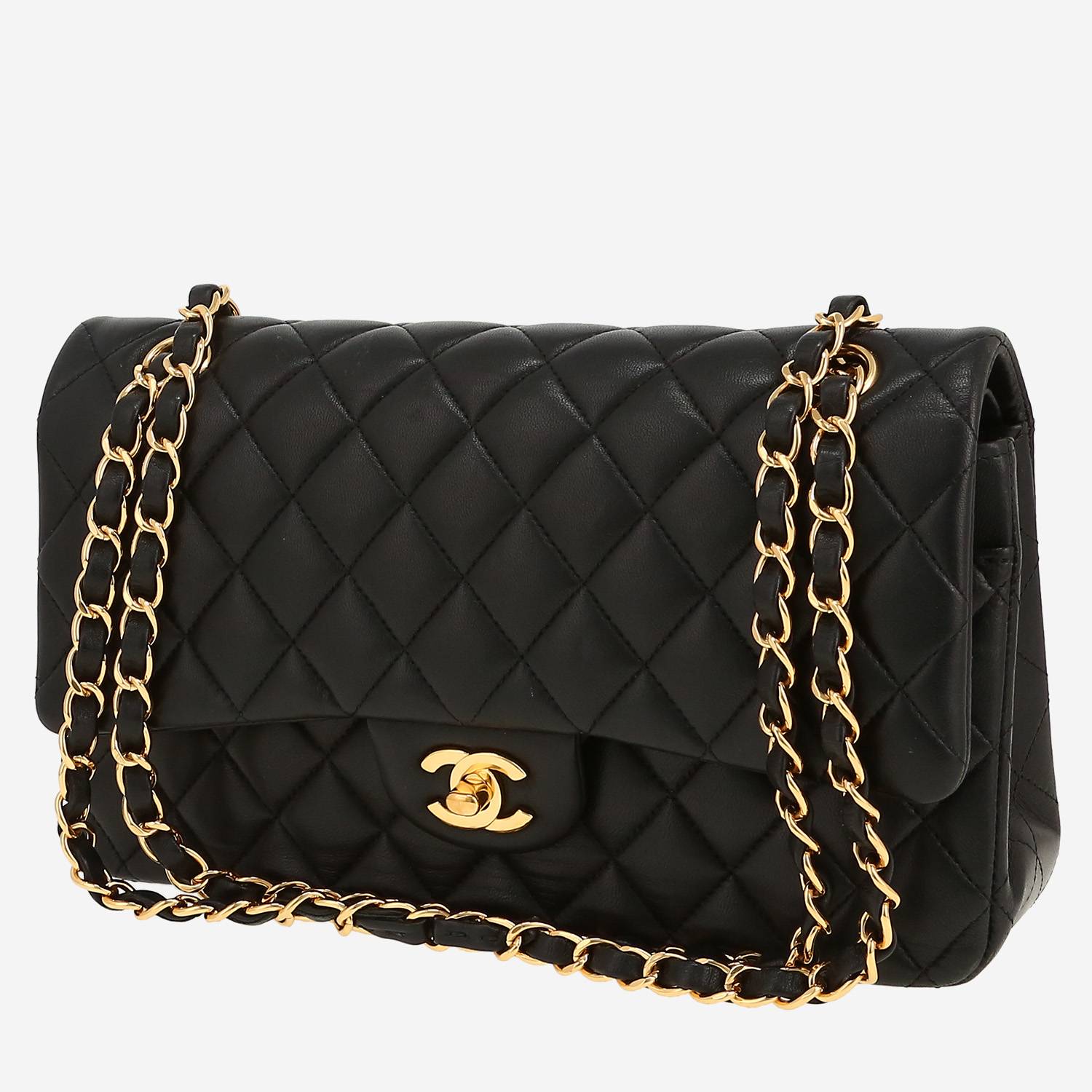Chanel  Timeless Classic handbag  in black quilted leather
