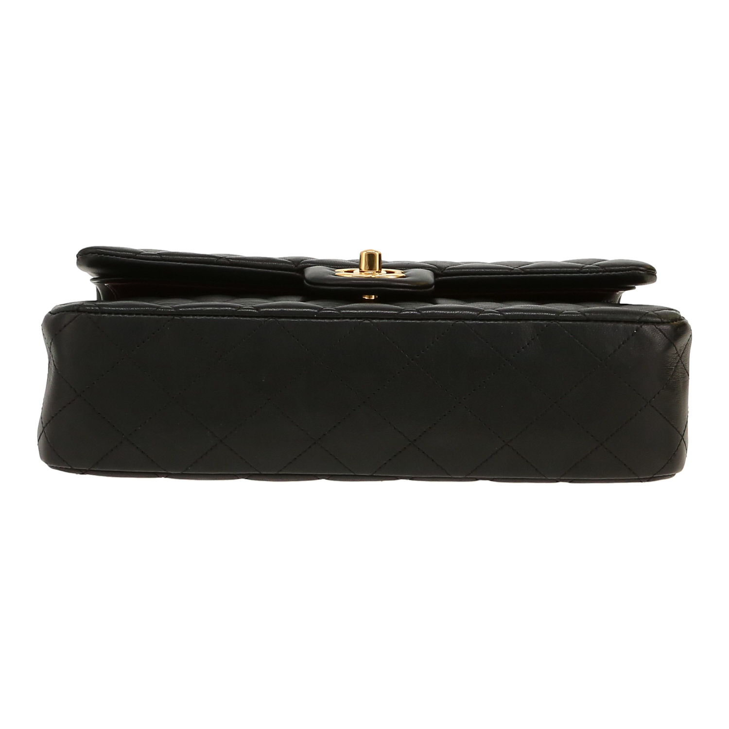 Sac à main Chanel  Timeless Classic en cuir matelassé noir - Detail D1