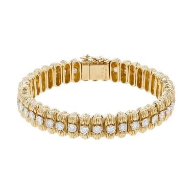 Bracciale  Mauboussin  in oro giallo e diamanti