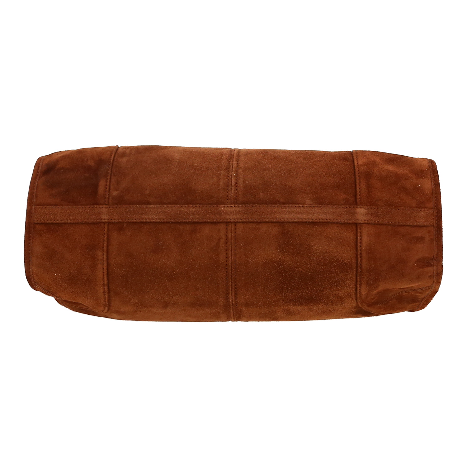 Sac à main Prada  Bonnie en veau doblis marron - Detail D1